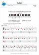 Partitura piano Judas (Lady Gaga) | Partituras Noviscore