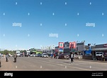 MACLEAR, SOUTH AFRICA - MARCH 26, 2018: A street scene with businesses ...