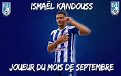 Ismaël Kandouss élu joueur du mois de septembre - USL Dunkerque