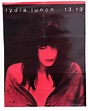 Vintage Lydia Lunch "13.13" Promotional Poster | jointcustodydc