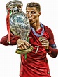 عکس PNG كريستيانو رونالدو با جام - Cristiano Ronaldo PNG Transparent
