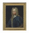 English School, 1726 , Portrait of Basil Brooke of Madeley Court (d ...