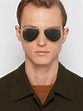 Gold Aviator Silver-Tone Sunglasses | Ray-Ban | MR PORTER
