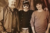 Garth Hudson, Levon Helm, and Rick Danko of The Band backstage at “This ...