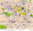 Lausanne city center map - Ontheworldmap.com