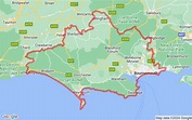 Map Of Dorset, England - Free Map To Download - Dorset Information