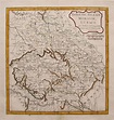 Old map of Bohemia Germany by Vaugondy | Bohemia, Map, Moravia