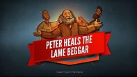 Acts 3 Peter Heals the Lame Man Kids Bible Stories | Clover Media