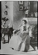 Ida Mckinley Relaxing In The White House by Bettmann