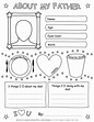 Father's Day - Worksheet - About My Father | Planerium