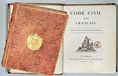 ''Le Code Civil des Francais'', showing - French School