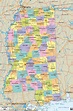 Mississippi Cities Map