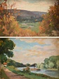 Lot - CHARLES JEAN PAUL BAUDOUIN (French 1860-1930) TWO LANDSCAPE ...