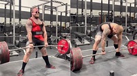 Powerlifter Joe Sullivan Sets New Raw Deadlift PR of 345-kg (760.6-lb ...