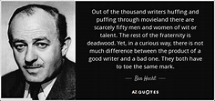 50 QUOTES BY BEN HECHT [PAGE - 2] | A-Z Quotes