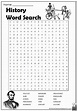 Us History Word Search Printable - Printable Blank World