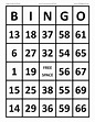 Large Print Bingo Sheets - Etsy Canada