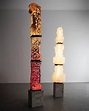Unique Assemblage Column in Handblown Glass by Thaddeus Wolfe, 2015 For ...