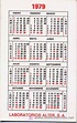 calendario nutriben 1979 cal50 - Comprar Calendarios antiguos en ...