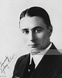 Studio headshot of actor Sydney Chaplin, with his autograph, circa ...