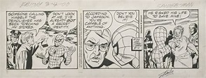 Spiderman par Larry Lieber, Stan Lee - Planche originale