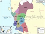 Perak Map, Map of Perak State, Malaysia