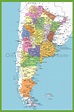 Detailed map of Argentina with cities - Ontheworldmap.com