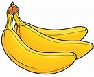 3 bananas clipart. Dibujos animados descargar gratis. | Creazilla