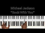 Michael Jackson "Rock With You" Piano Tutorial - YouTube