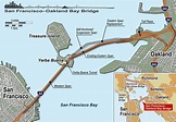 Asisbiz 0 San Francisco Oakland Bay Bridge layout map including ...
