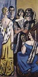 Funf frauen - Five women by MAX BECKMANN, 1935 oil an canvas ...