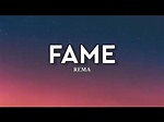 Rema - Fame | 1 hour - YouTube Music