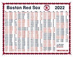 Printable 2022 Boston Red Sox Schedule