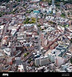 An aerial view of Sheffield City Centre, South Yorkshire, Northern ...