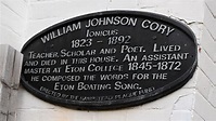 William Johnson Cory (1823-1892) – The Heath & Hampstead Society