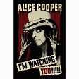 Alice Cooper 'I'm Watching You' Textile Poster - HMOL
