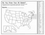 Free Printable Us Map Blank Blank Us Map States Lovely Us Map Quiz | Us ...