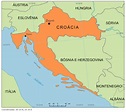 Blog de Geografia: Mapa da Croácia