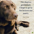 20 Dog Quotes For People Who Love Dogs | Mark twain, Dog quotes and ...