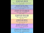 YHWH - El Shaddai - The Lord God Almighty! | Jehovah names, Names of ...