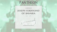 Joseph Ferdinand of Bavaria Biography - Electoral Prince of Bavaria ...