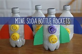Toddler Approved!: Mini Soda Bottle Rocket Craft for Toddlers