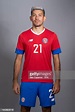 Douglas Lopez of Costa Rica poses during the official FIFA World Cup ...