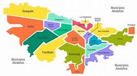 Detailed Map Of Bogota Districts Bogota Detailed Districts Map | Images ...