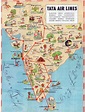 Detailed tourist illustrated map of India | India | Asia | Mapsland ...