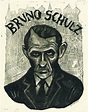 Bruno Schulz Linocut Portrait (two-block print) | Drew Christie