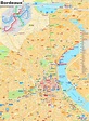 Bordeaux tourist map - Ontheworldmap.com