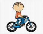 Boy Riding A Bicycle - Ride My Bike Clipart, HD Png Download ...