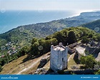 Aerial View of Anacopia Fortress, New Athos, Gudauta Raion, Abkhazia ...