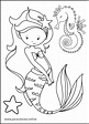 Los mejores Dibujos de Sirenas para Colorear Imprimir y Pintar 🧜‍♀️